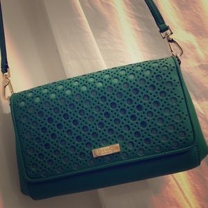 Kate spade New York green crossbody purse